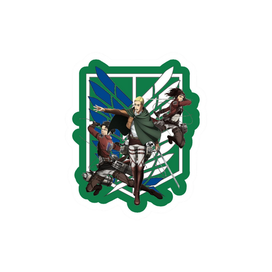 Attack on Titan Trio Attack on Titan Anime Sticker