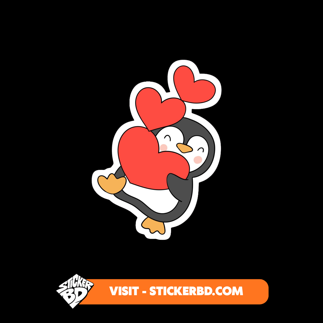 Cute Penguin Sticker Bundle