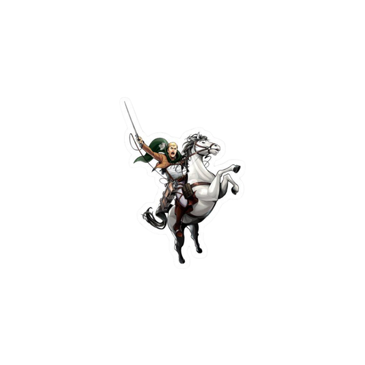 Commander Erwin Attack on Titan Anime Sticker