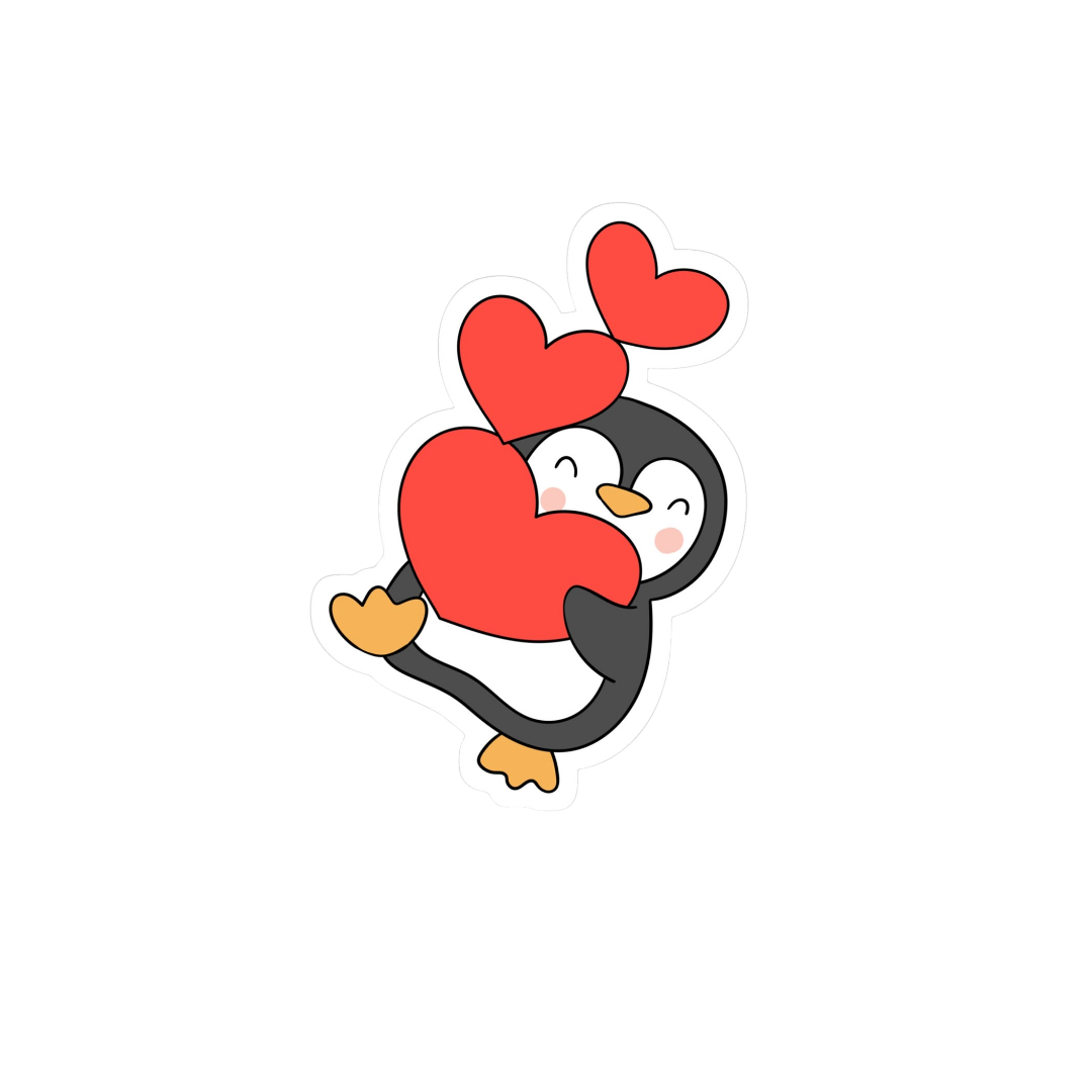 Cute Penguin Sticker 6