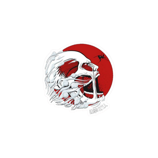 Colossal Titan art Attack on Titan Anime Sticker