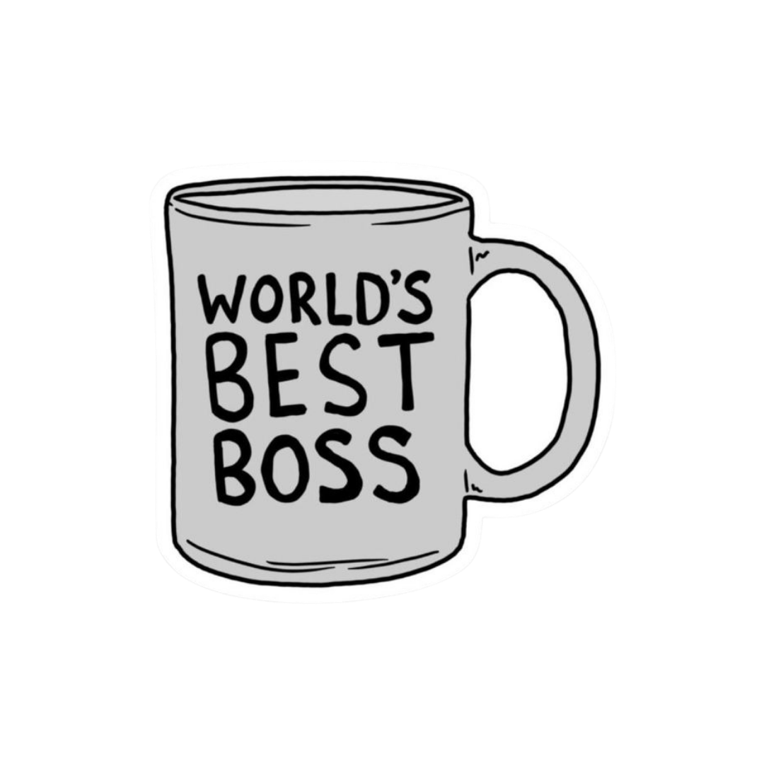 World's Best Boss | The Office Premium Sticker | TV Series