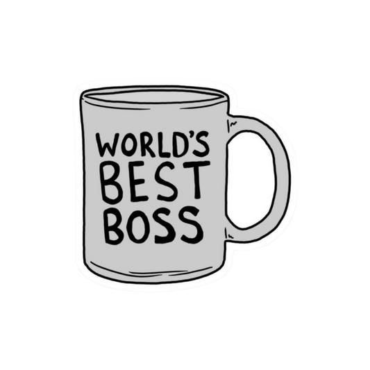 World's Best Boss | The Office Premium Sticker | TV Series