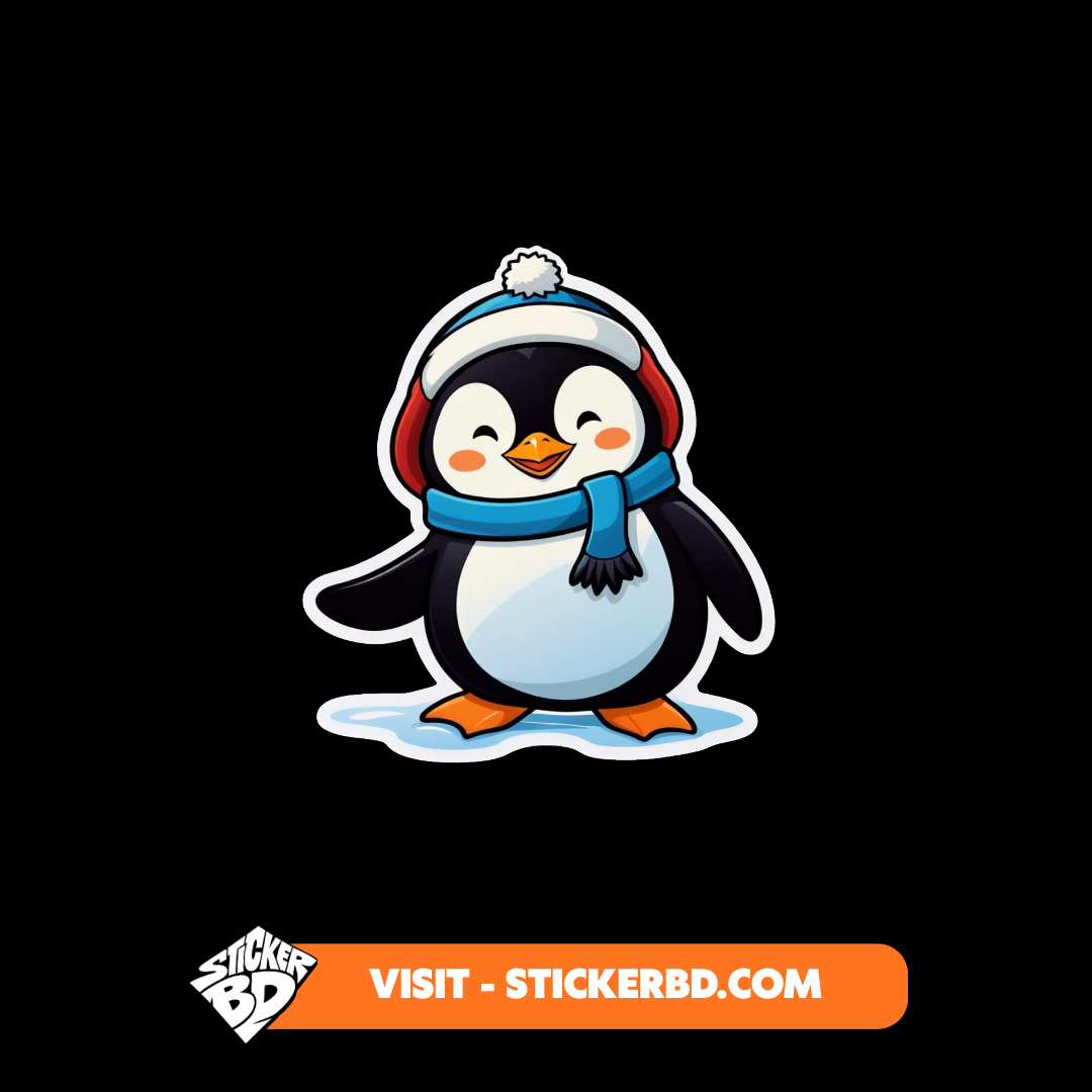 Cute Penguin Sticker Bundle