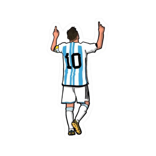 Messi 10 | Argentina Football Sticker | Football Team