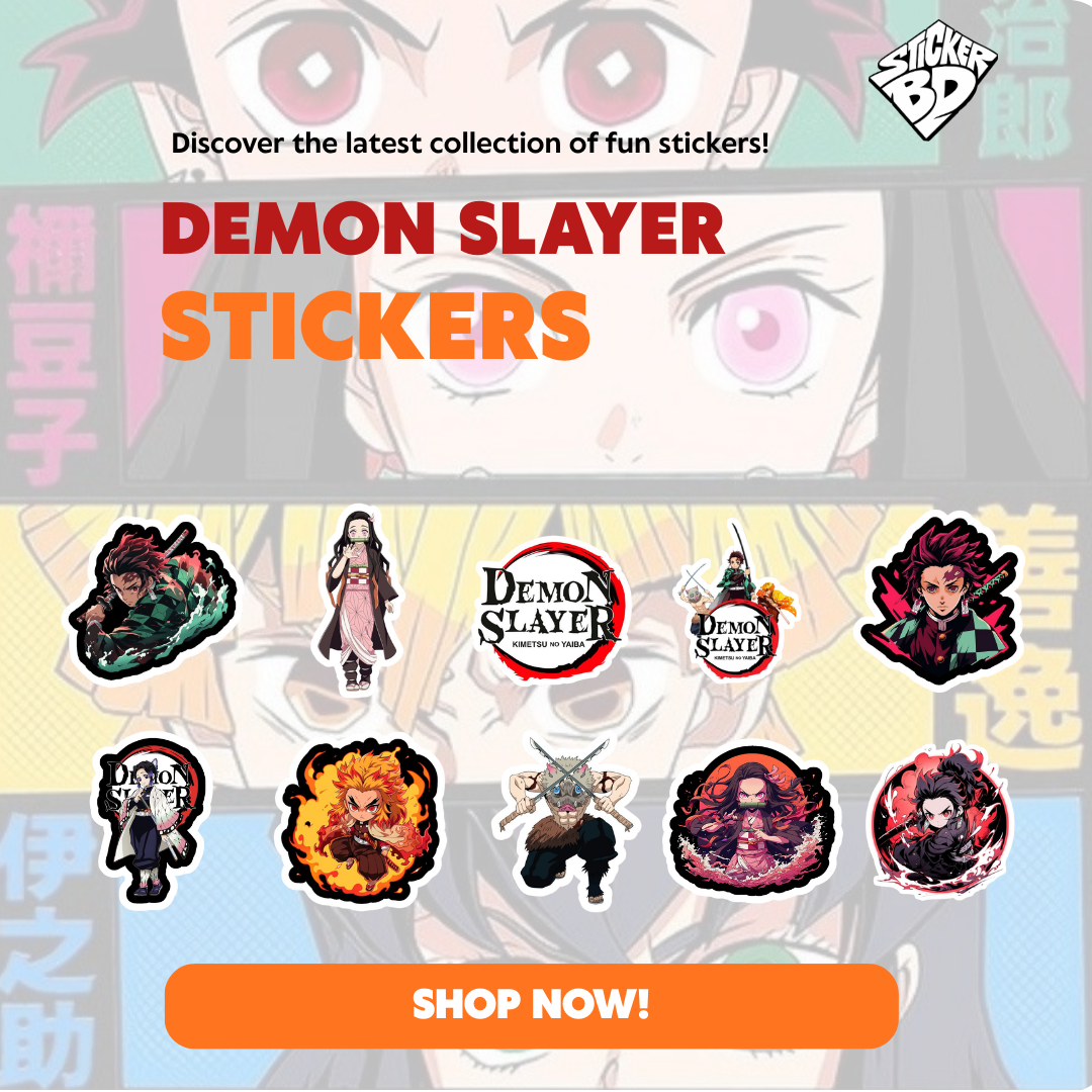 Demon Slayer Anime Sticker Bundle
