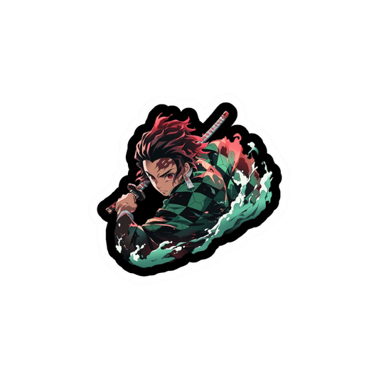 Tanjiro Demon Slayer Anime Sticker