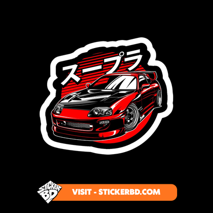 Mid Night JDM Car Stickers