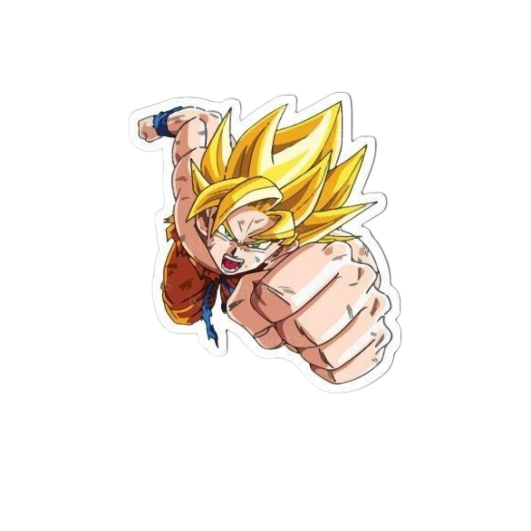 Son Goku Fly Dragon Ball Z Anime stickers
