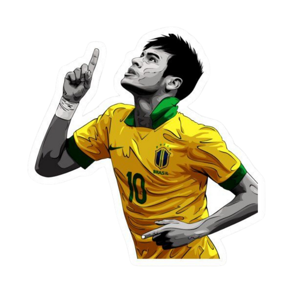 Neymar Jr 7 | Football Player Premium Sticker
