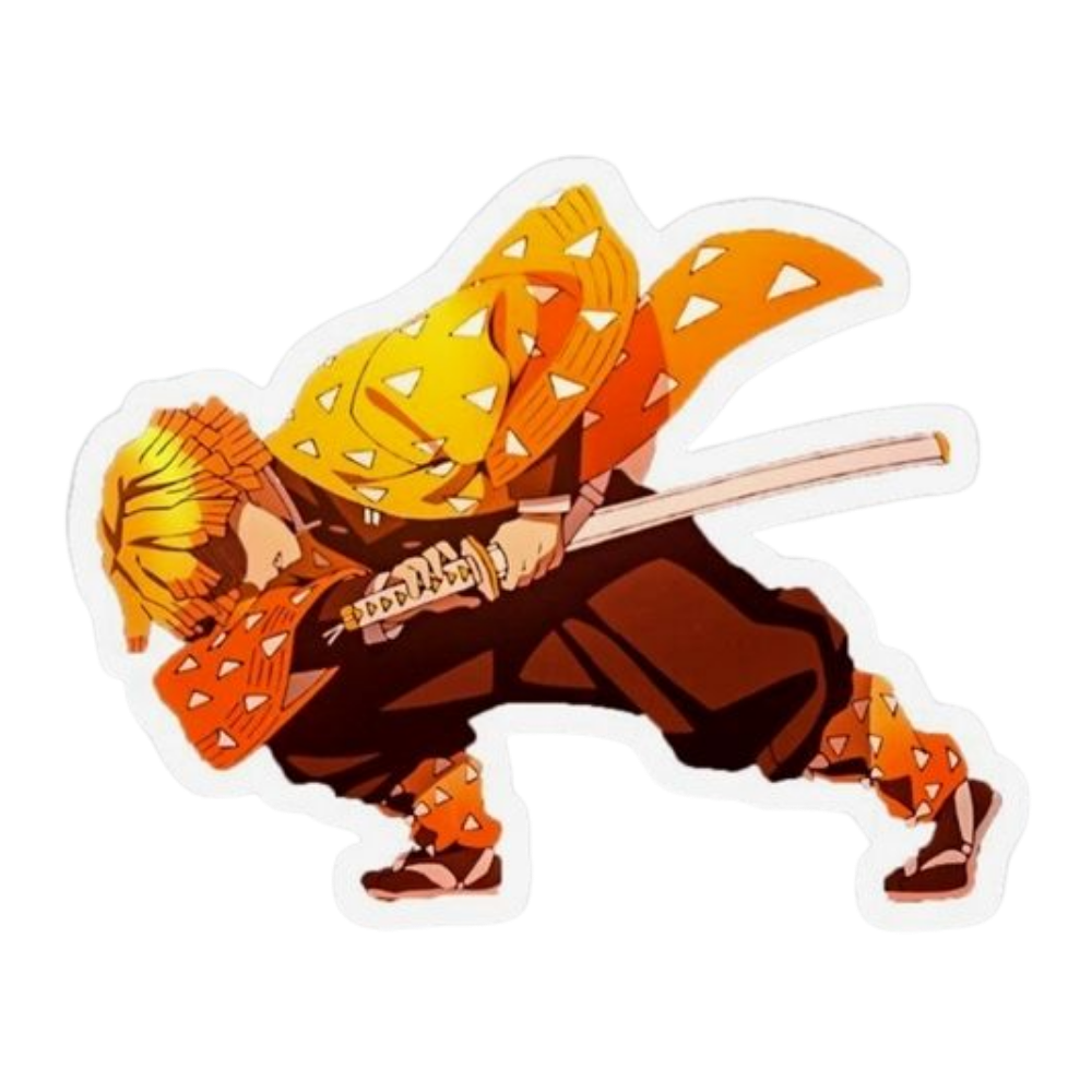 Zenitsu Agatsuma 07 | Premium Anime Sticker | Demon Slayer Edition