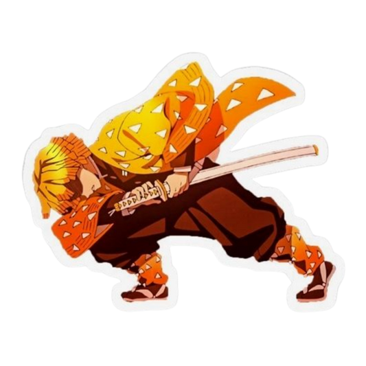 Zenitsu Agatsuma 07 | Premium Anime Sticker | Demon Slayer Edition