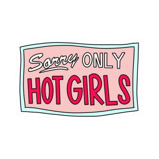 Pink Sticker 82 | Women Pink Barbie Lady | Aesthetic Girl Power Premium Sticker
