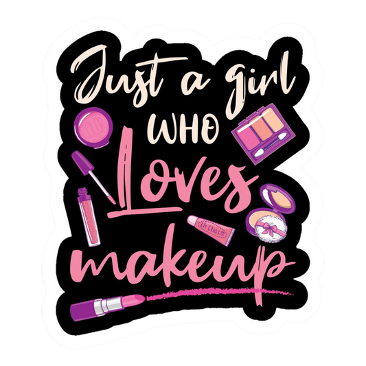 Pink Sticker 84 | Women Pink Barbie Lady | Aesthetic Girl Power Premium Sticker