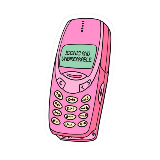 Pink Sticker 87 | Women Pink Barbie Lady | Aesthetic Girl Power Premium Sticker