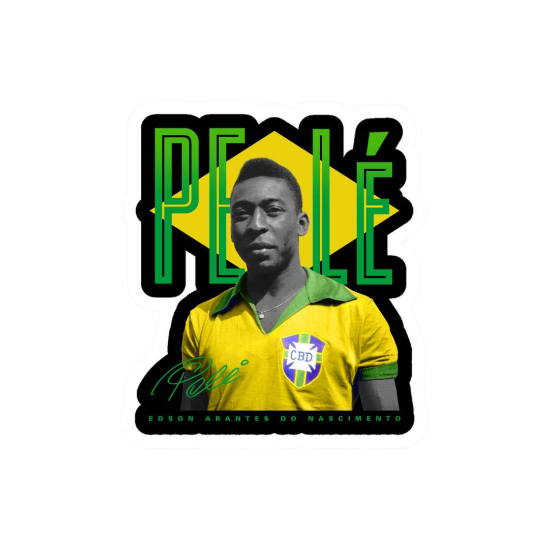 Pele | Brazil Football Sticker | Football Team