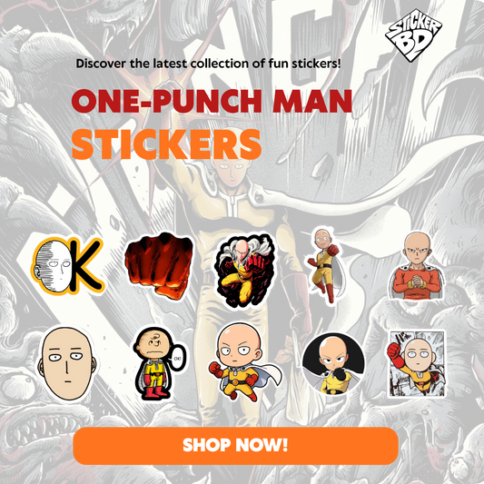 One Punch Man Anime Sticker Bundle