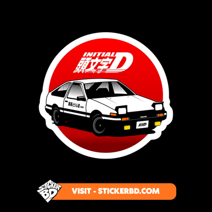 Mid Night JDM Car Stickers