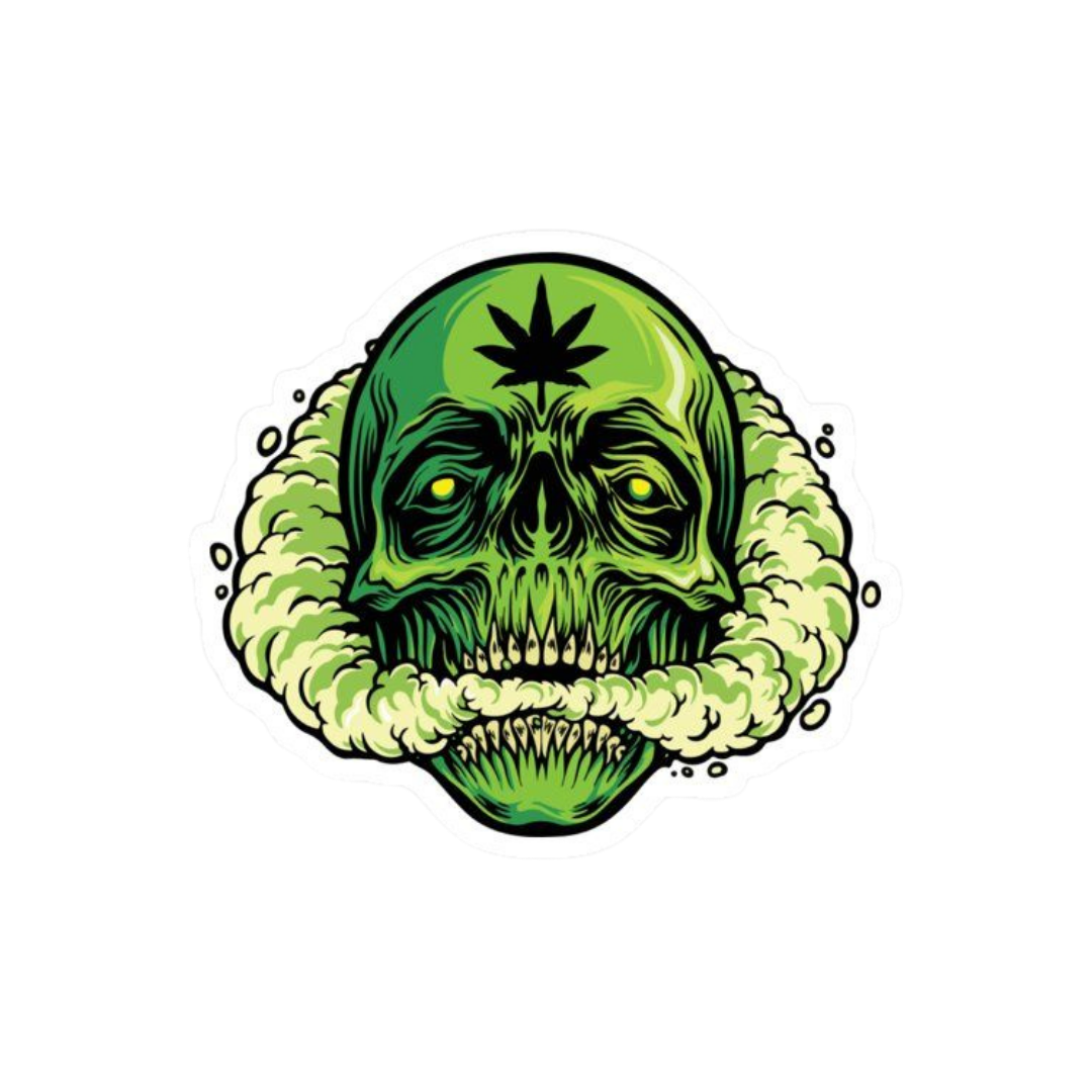 Skull Hemp sticker