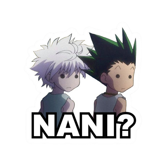 Hunter X Hunter anime stickers Gon x Kiluya Nani