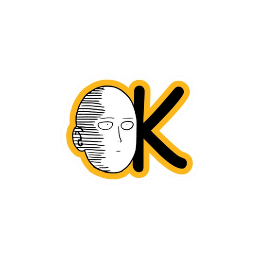 OK One Punch Man Anime Sticker