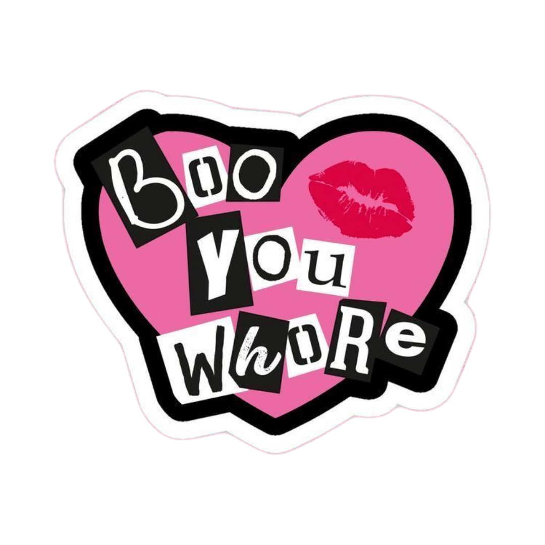 Pink Sticker 90 | Women Pink Barbie Lady | Aesthetic Girl Power Premium Sticker
