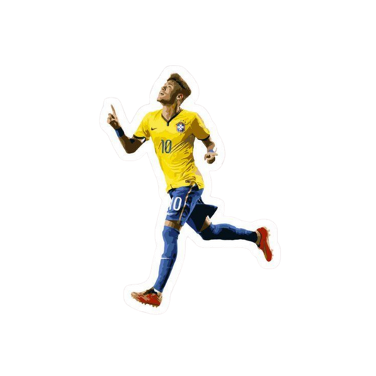 Neymar 10 | Brazil Football Sticker | Football Team