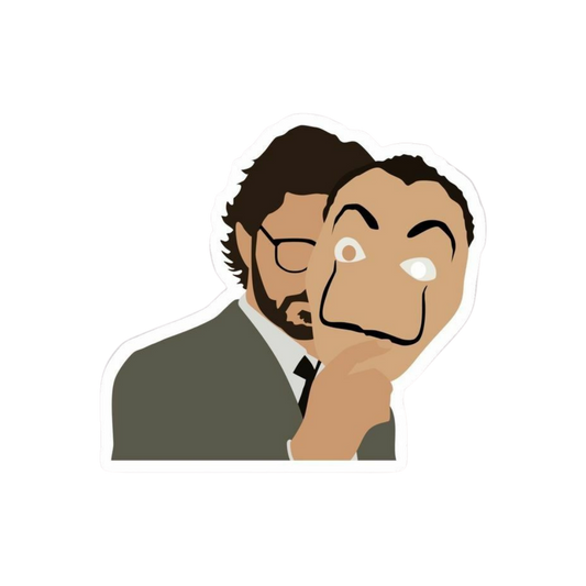 The Professor | Money Heist Premium Sticker | TV Series