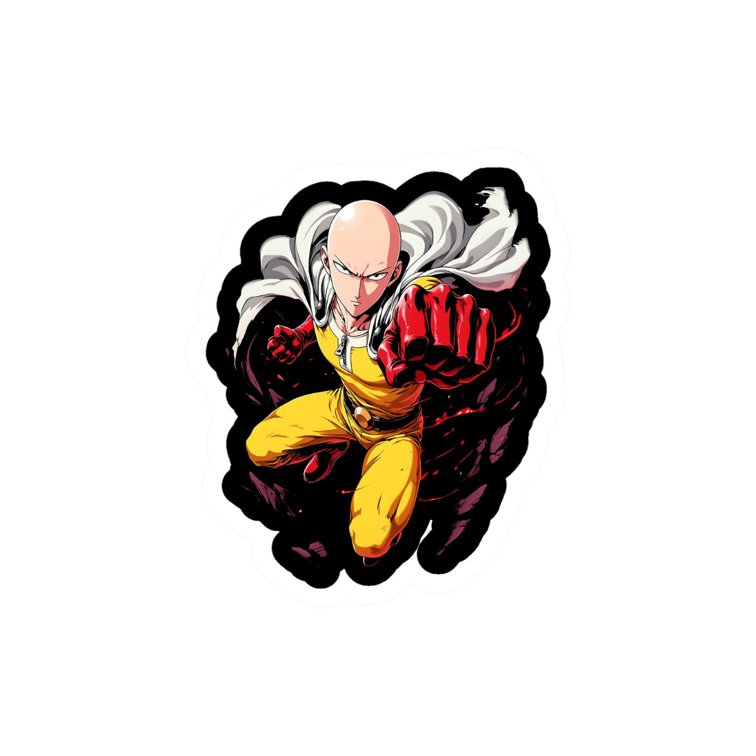 Saitama Punch One Punch Man Anime Sticker