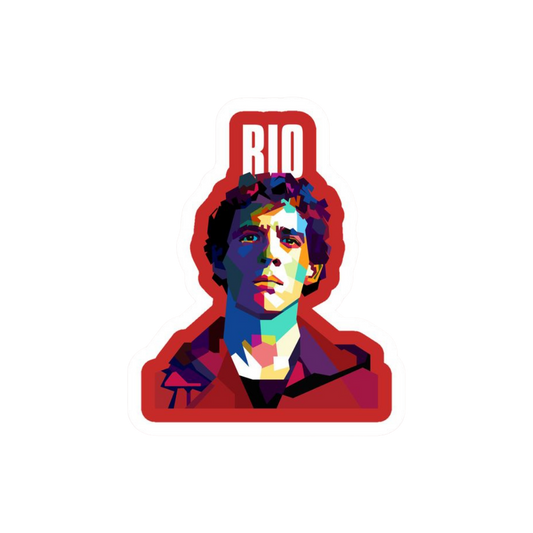 Rio | Money Heist Premium Sticker | TV Series