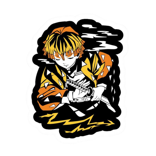 Zenitsu Agatsuma 09 | Premium Anime Sticker | Demon Slayer Edition