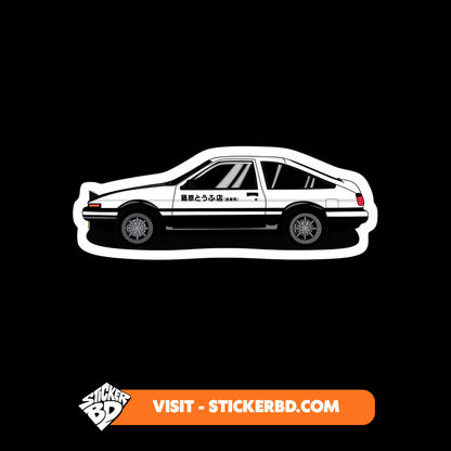 Mid Night JDM Car Stickers