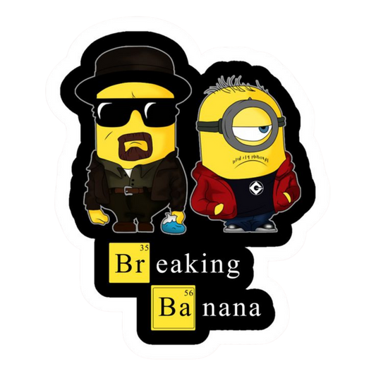 Breaking Banana Heisenberg Sticker