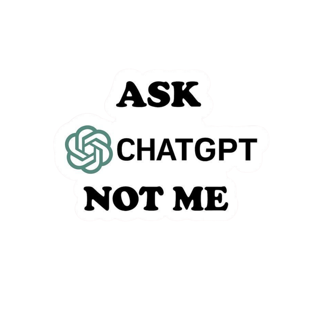 Ask Chatgpt work stickers