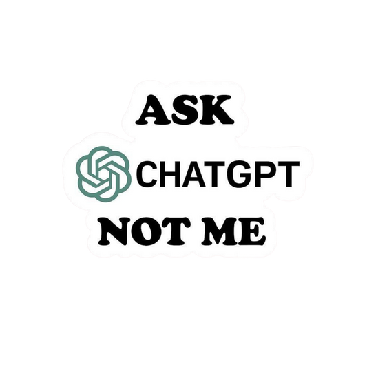 Ask Chatgpt work stickers