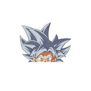 Son Goku Super Saiyan White Dragon Ball Z Anime stickers