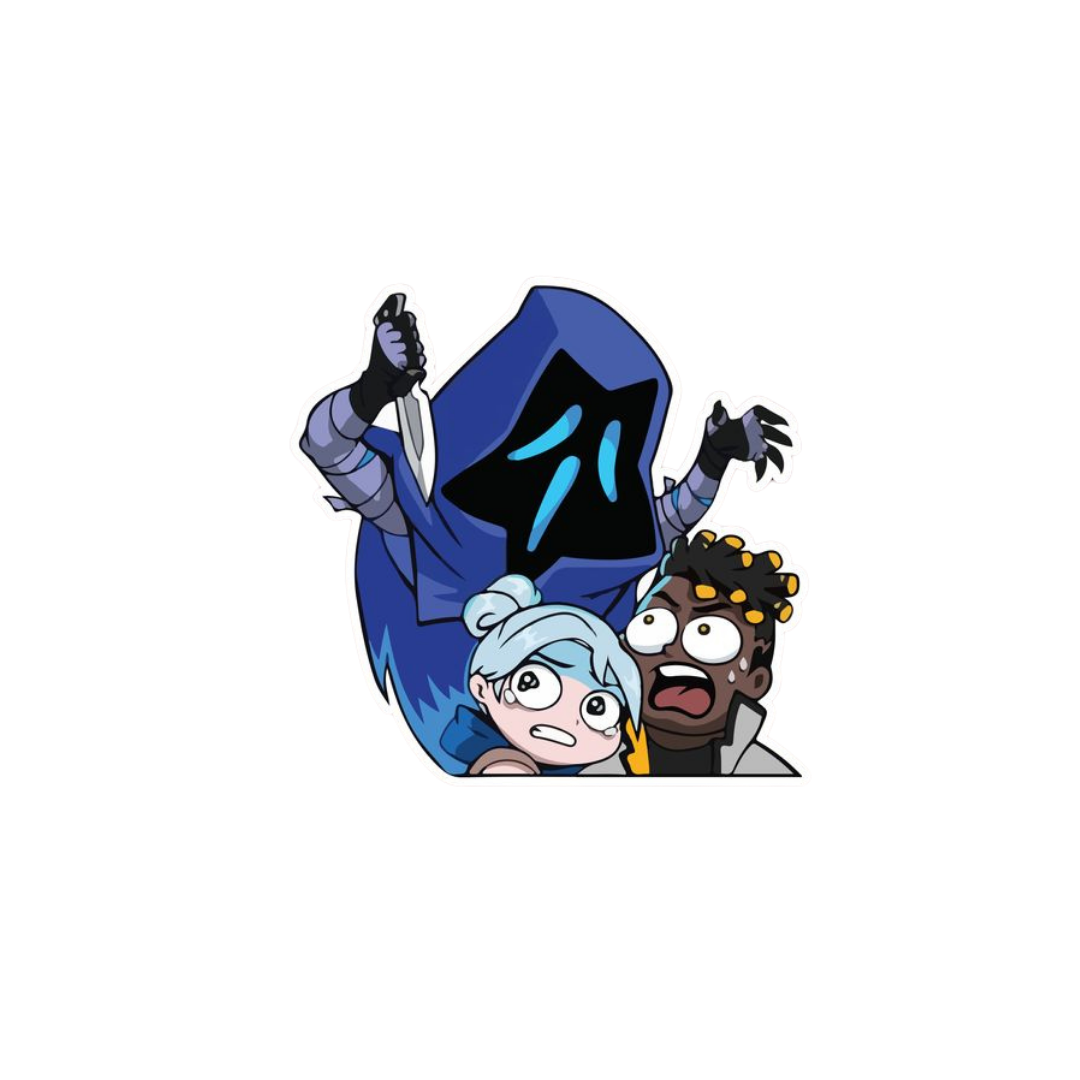 Behind You Omen Valorant stickers