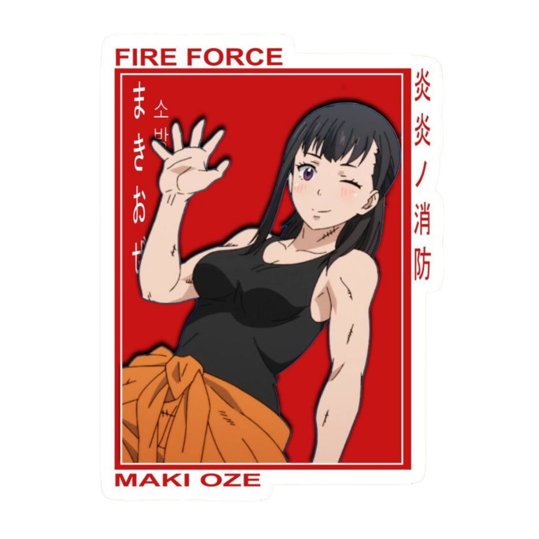 Fire Force Sticker 11 | Action Anime Premium Sticker