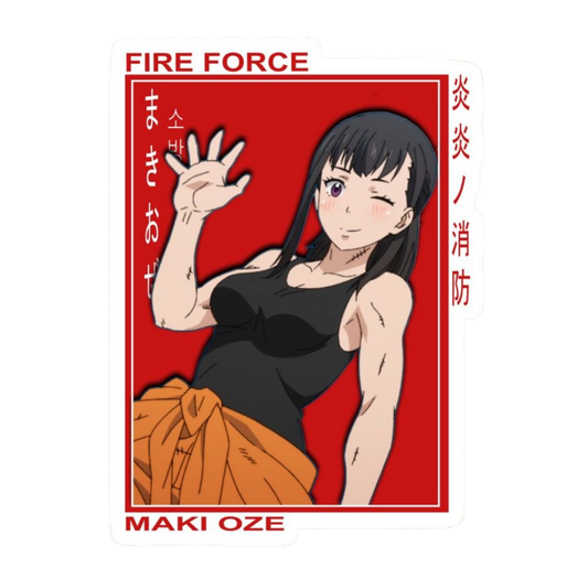 Fire Force Sticker 11 | Action Anime Premium Sticker