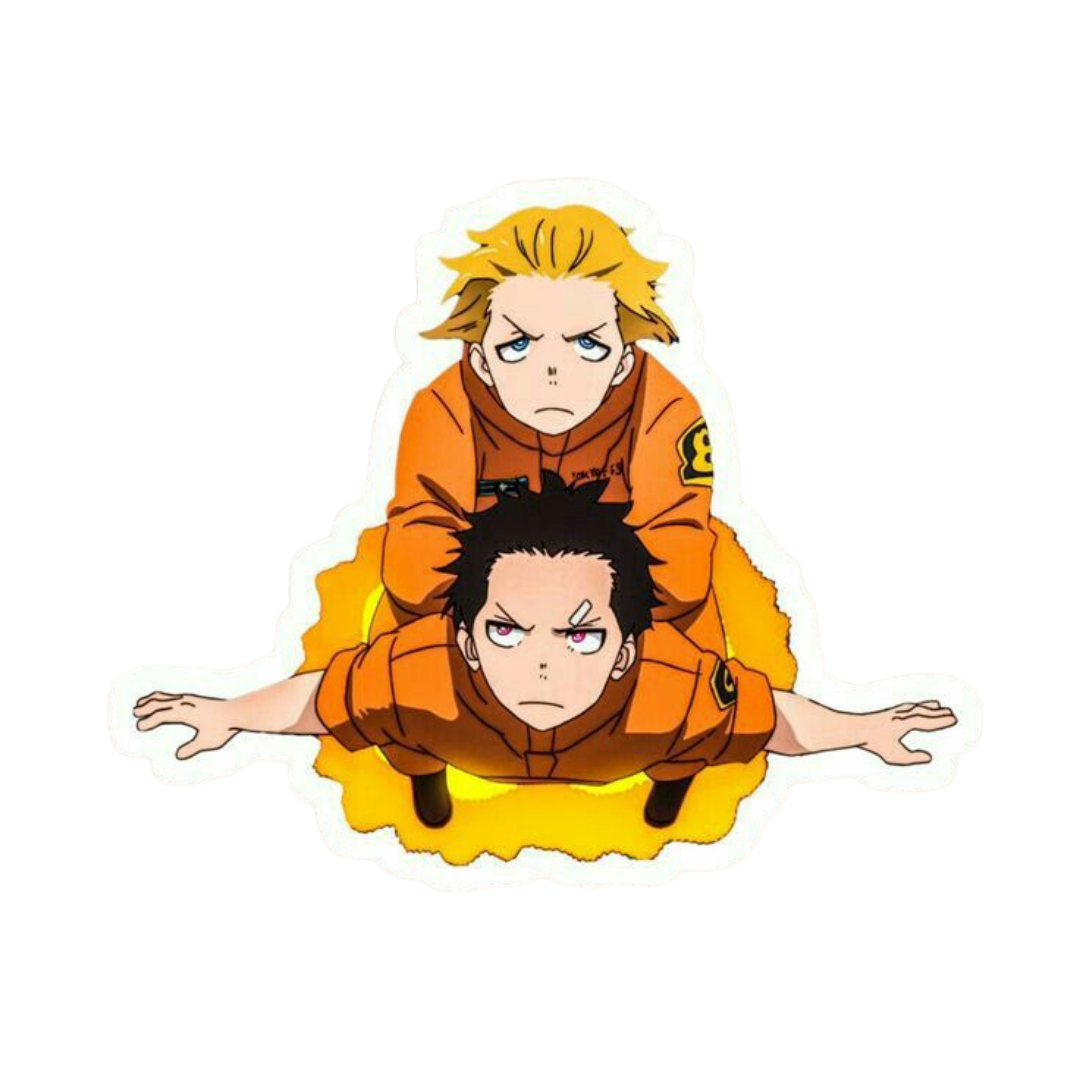 Fire Force Sticker 26 | Action Anime Premium Sticker