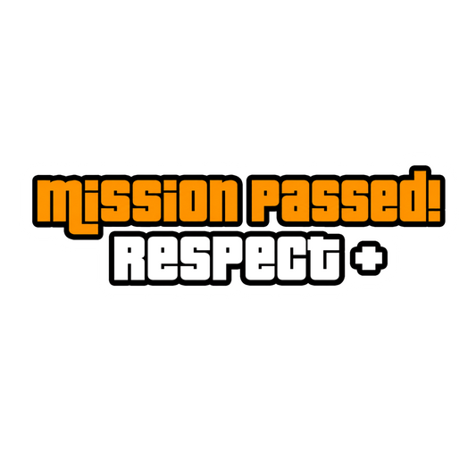 Mission Passed Gamer Sticker