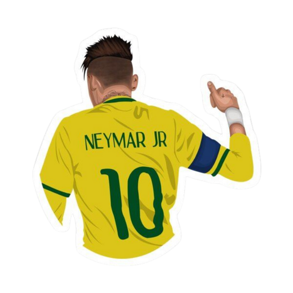 Neymar Jr 15 | Football Player Premium Sticker