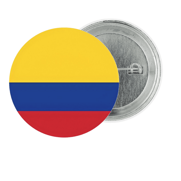 Colombia Fan Tinplate Badge - StickerBD